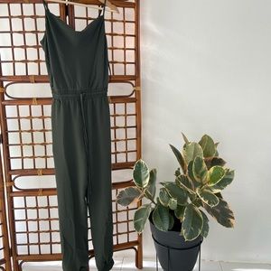 NWT Calvin Klein Olive Green Jumpsuit
